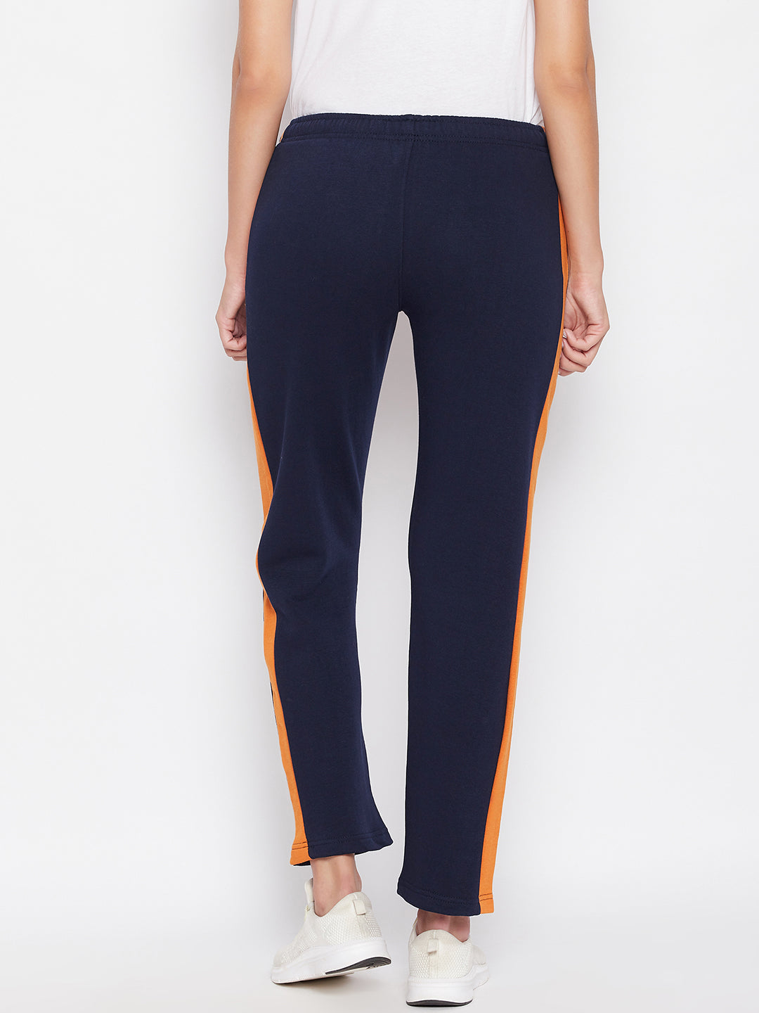 Livfree Women's Solid Trackpant - Navy