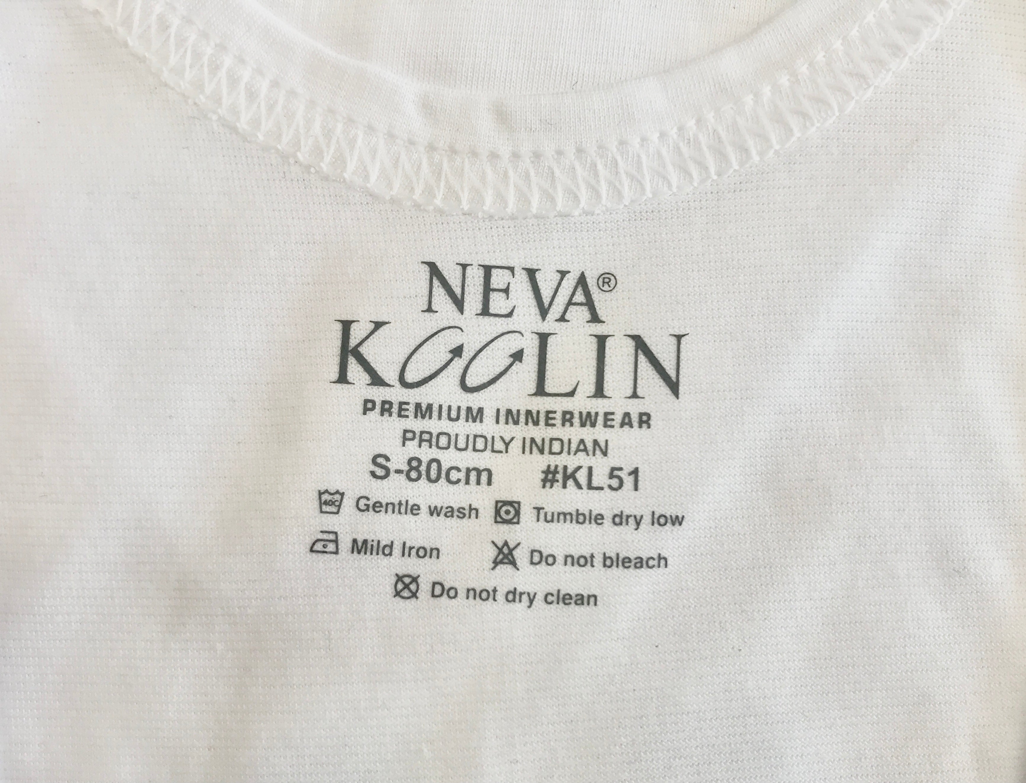 Men's Neva Koolin White Round Neck Sleeveless Sandow Vest - Cotton, Extra Soft, Creating Koolin Effect for Comfort - Ideal for Summer, Gym, and Everyday Wear- Pack of 4 Pcs