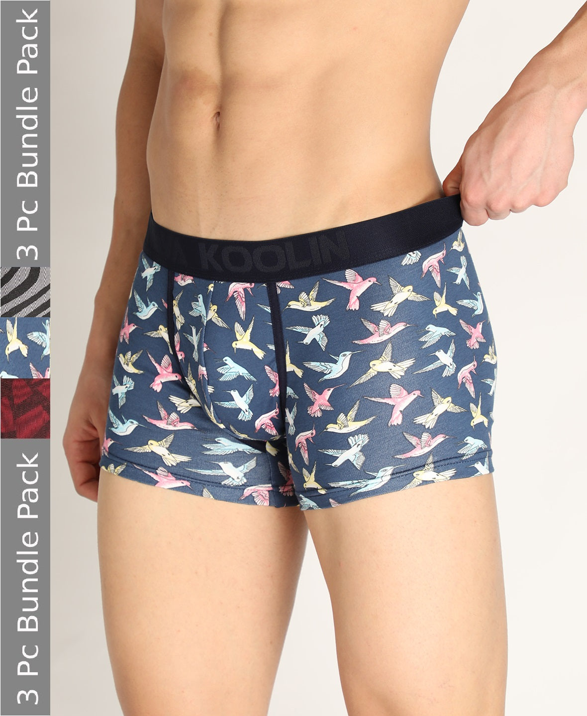 Neva Koolin Printed Men Short Trunk| Pack of 3