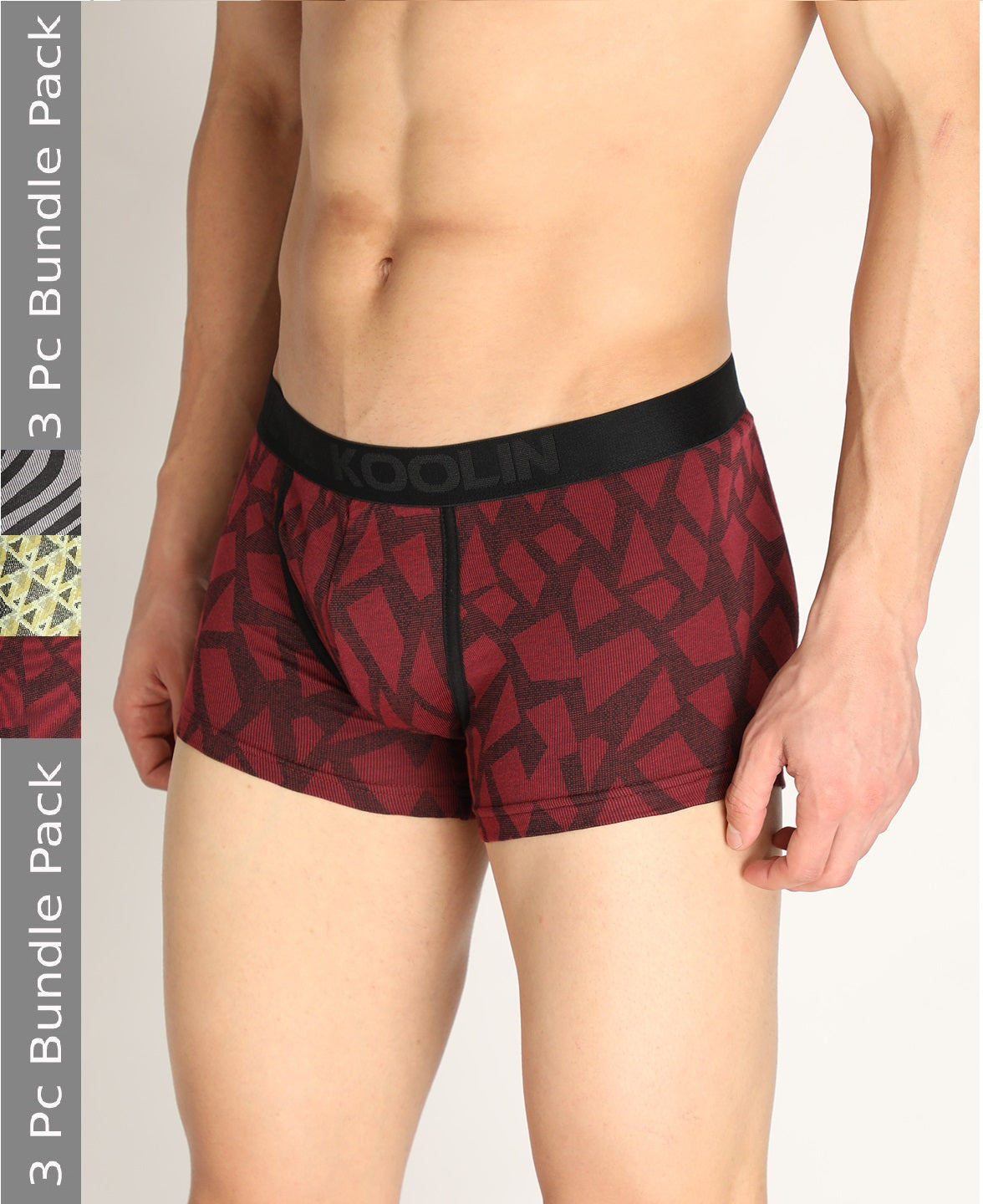 Neva Koolin Printed Men Short Trunk| Pack of 3