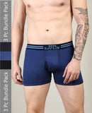 Neva Koolin Solid Men Long Trunk| Pack of 3