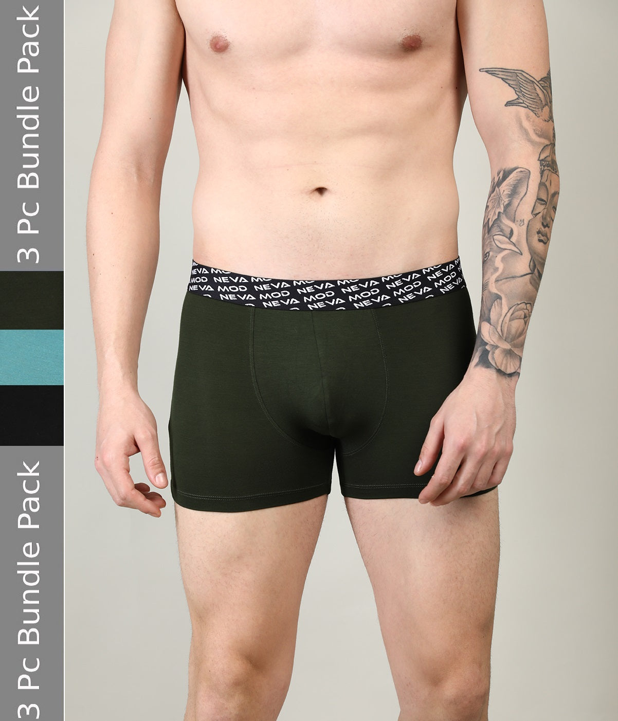 NEva SOlid Short trunk underwear for men
