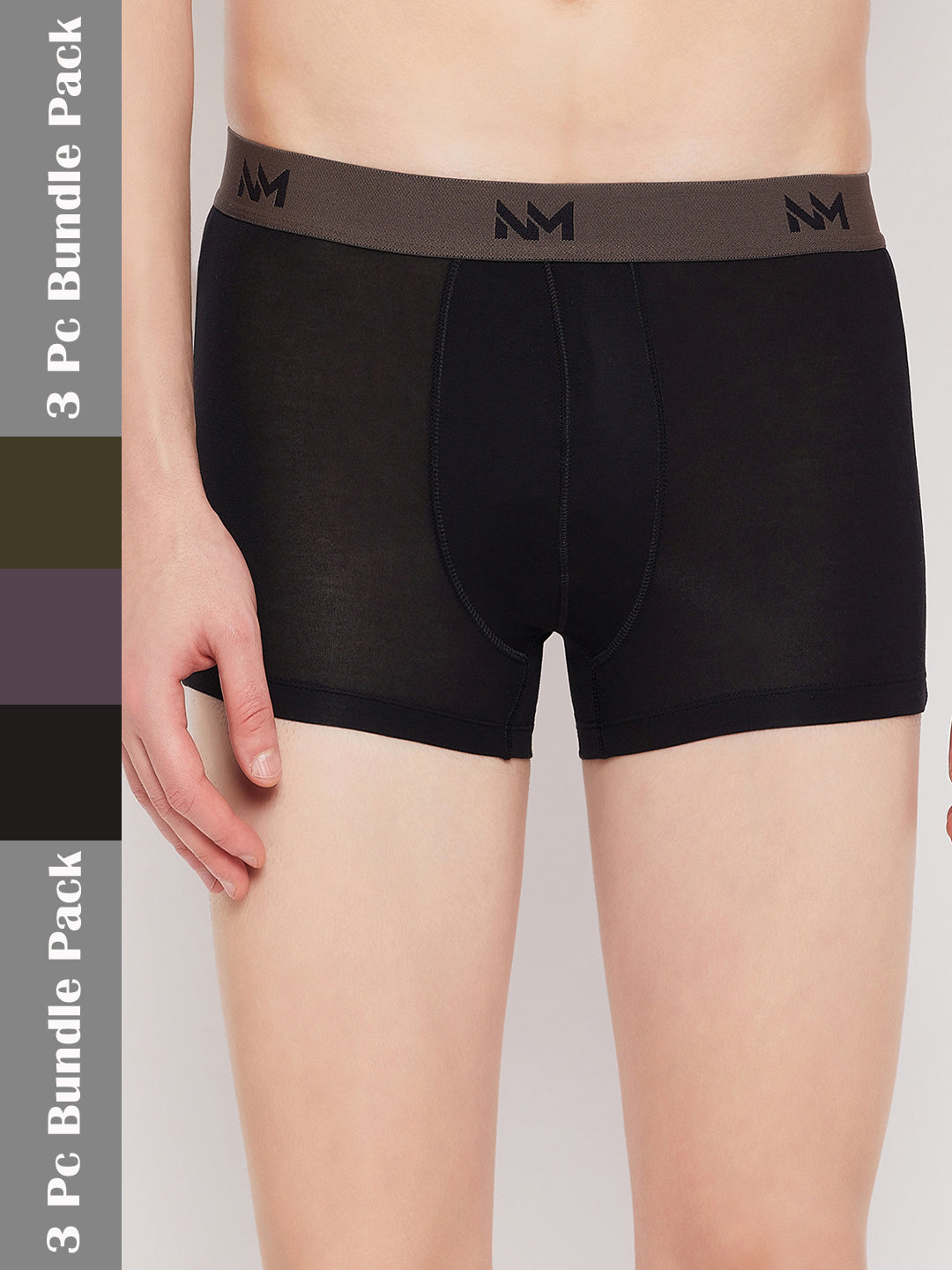 neva solid short trunk underwear for men