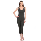 Neva Sleeveless Slip Thermal Upper for Women Anthra