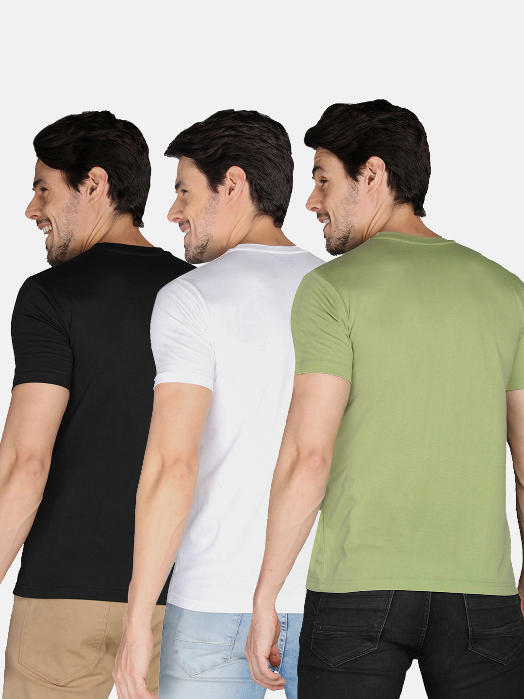 Neva Men Round Neck T-shirt Pack of 3Pcs