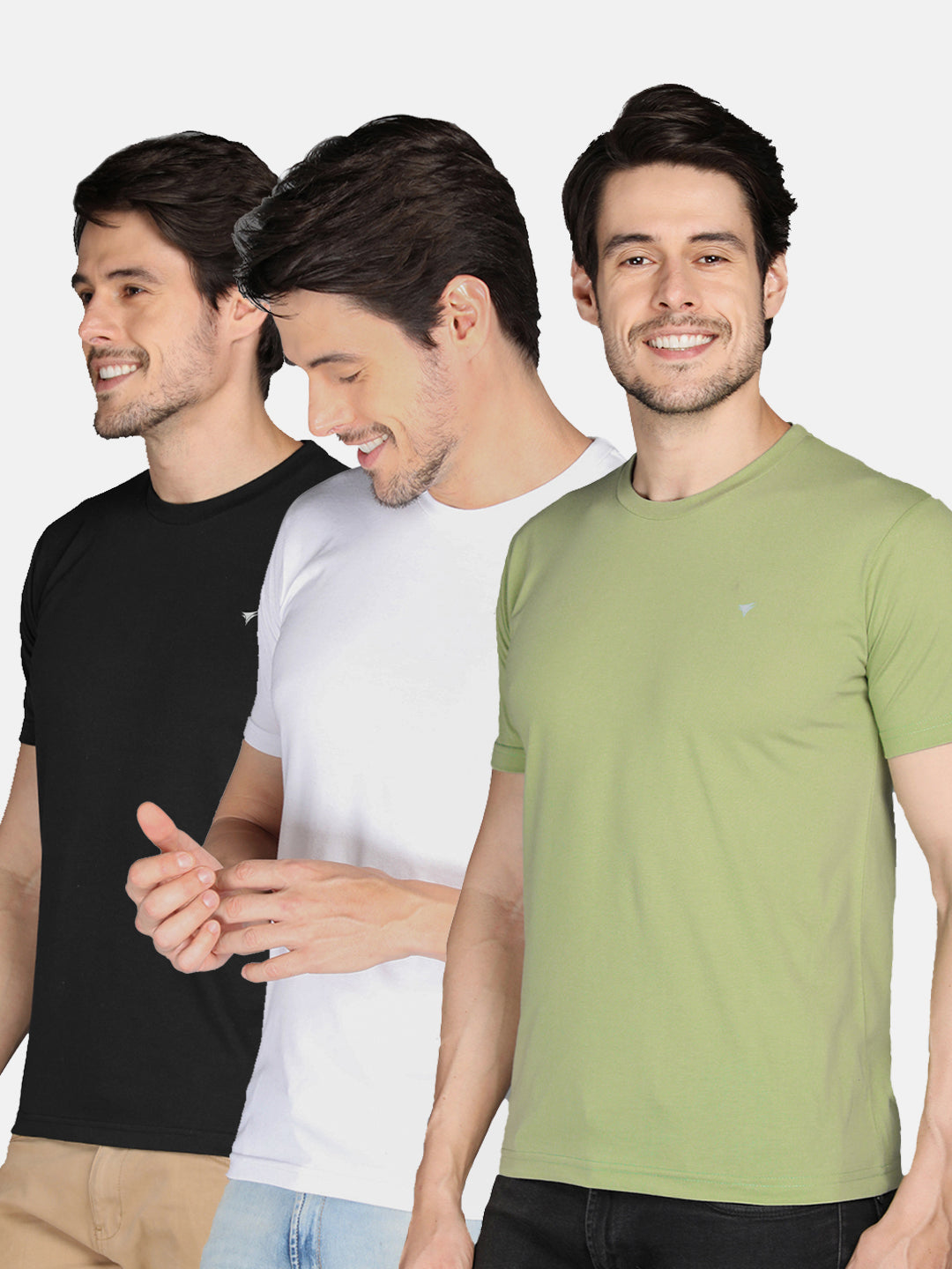 Neva Men Round Neck T-shirt Pack of 3Pcs