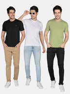 Neva Men Round Neck T-shirt Pack of 3Pcs