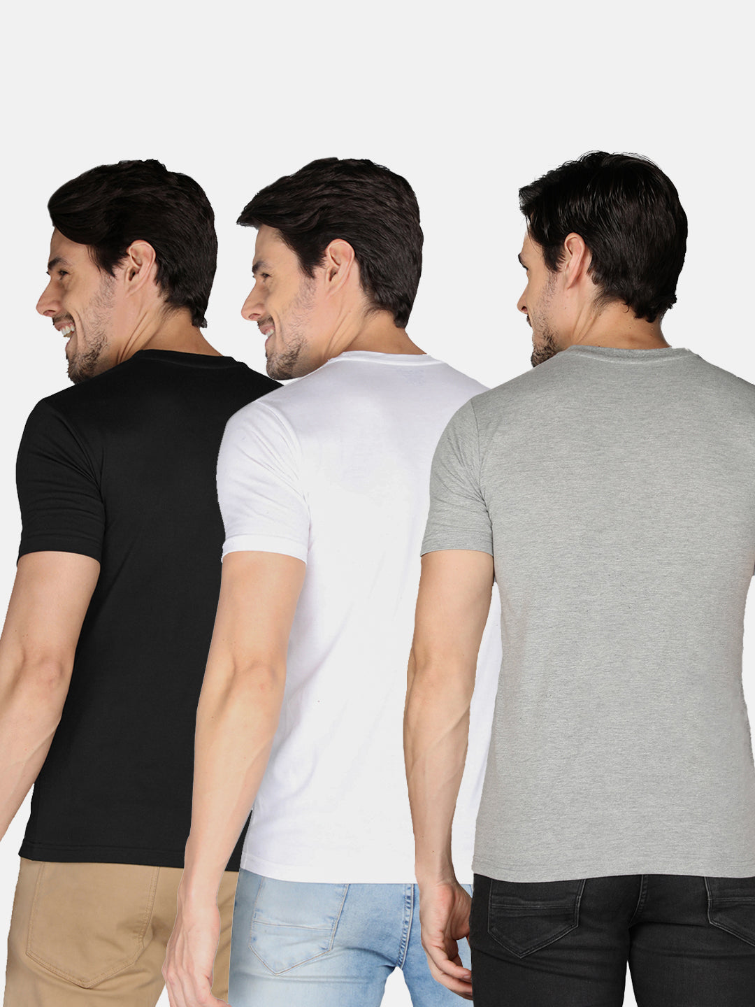 Neva Men Round Neck T-shirt Pack of 3Pcs