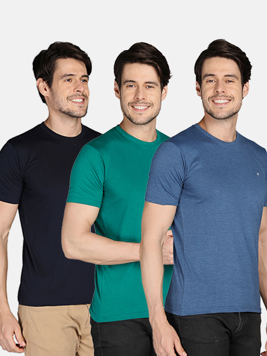 Neva Men Round Neck T-shirt Pack of 3Pcs