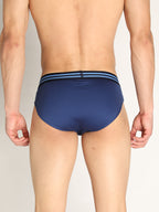 Neva Koolin Men's Solid Underwear Brief in Navy, Air Force, Maroon, Olive Collection (Pack of 4)