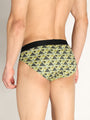 Neva Koolin Men's Printed Underwear Brief - Sky, Pista, Maroon, Grey Collection (Pack of 4)