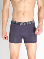 Neva Modal Solid Short Trunk Underwear for Men- Olive, Red, Steel Grey Collection (Pack of 3)