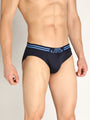 Neva Koolin Men's Solid Underwear Brief in Maroon, Navy, Air Force, Olive Collection (Pack of 4)