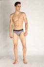 Neva Koolin Men's Solid Underwear Brief in Dark grey, Olive, Air Force, Black Collection (Pack of 4)