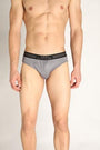 Neva Koolin Men's Solid Underwear Brief in Dark grey, Olive, Air Force, Black Collection (Pack of 4)