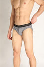 Neva Koolin Men's Solid Underwear Brief in Dark grey, Olive, Air Force, Black Collection (Pack of 4)