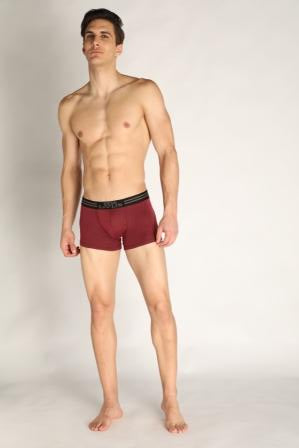 Neva koolin Solid Ultra Short Trunk Underwear for Men- Navy, Maroon, Olive Collection (Pack of 3)