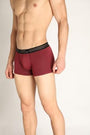 Neva koolin Solid Ultra Short Trunk Underwear for Men- Navy, Maroon, Olive Collection (Pack of 3)