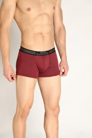 Neva koolin Solid Ultra Short Trunk Underwear for Men- Navy, Maroon, Olive Collection (Pack of 3)
