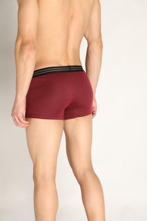 Neva koolin Solid Ultra Short Trunk Underwear for Men- Navy, Maroon, Olive Collection (Pack of 3)