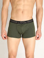 Neva koolin Solid Ultra Short Trunk Underwear for Men- Navy, Maroon, Olive Collection (Pack of 3)