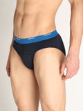Neva Men Pure Cotton Solid V Shape Brief-Navy- Single Pcs Pack